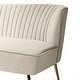 preview thumbnail 82 of 117, Delicia 3 Piece Living Room Set with Golden Legs by HULALA HOME