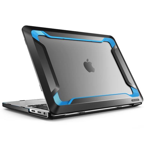 Shop Macbook Pro 13 Case 2016 I Blason Rugged Case Slim Rubberized Cover With Touch Bar And Touch Id Blue Overstock 16774868