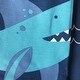 preview thumbnail 4 of 5, Style Quarters shower curtain SHARK