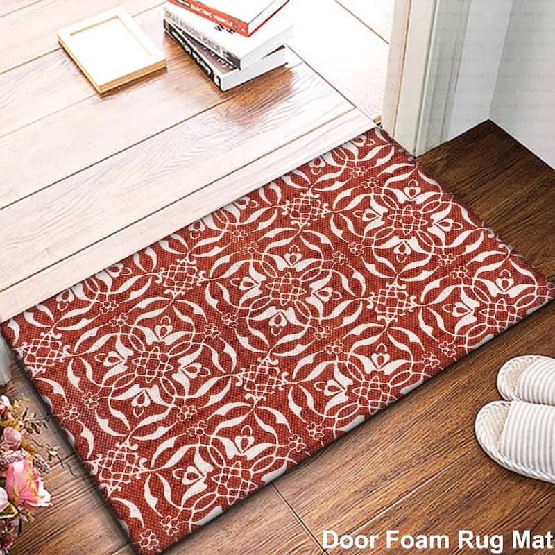Handwoven Anti Fatigue Cushioned Standing Cotton Doormat/Bathroom/ Kitchen Mat 18"x30"