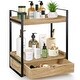 preview thumbnail 1 of 19, 2-Tier Bathroom Organizer Countertop with Drawer - 6.9"D x 13.2"W x 15.8"H