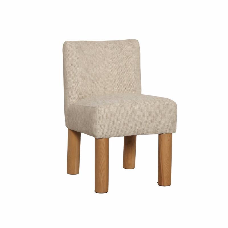 Austin Upholstered Dining Chair, Tweed Natural (Set of 2)