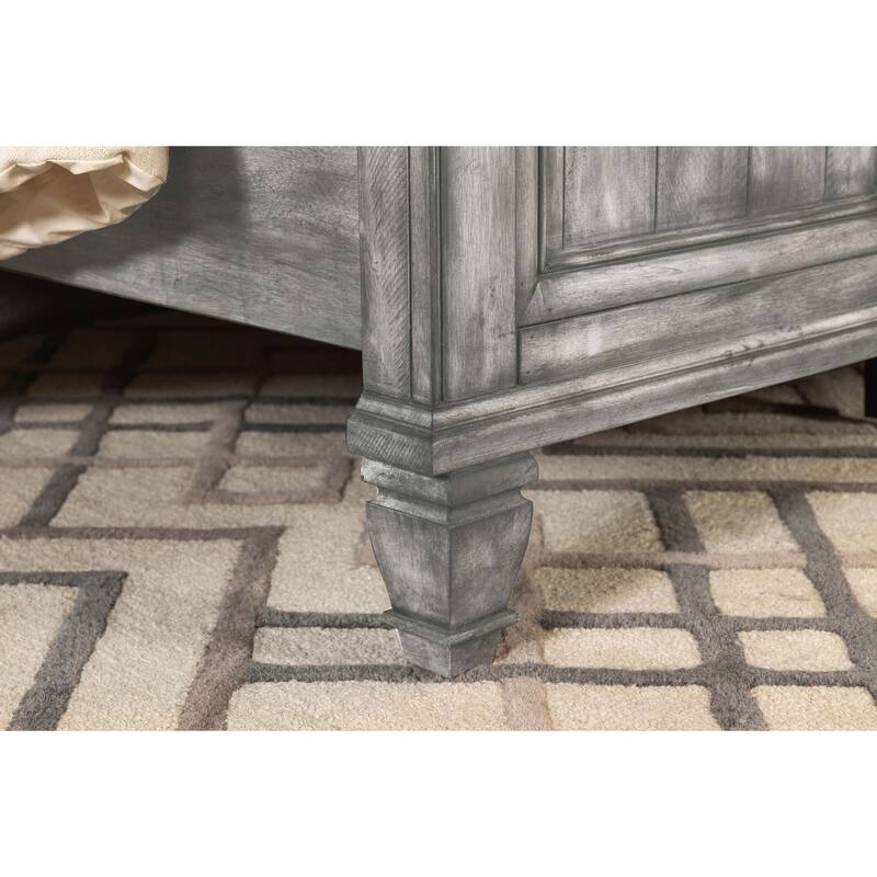 Avenue Farmhouse Tall Headboard Wood Panel Bed