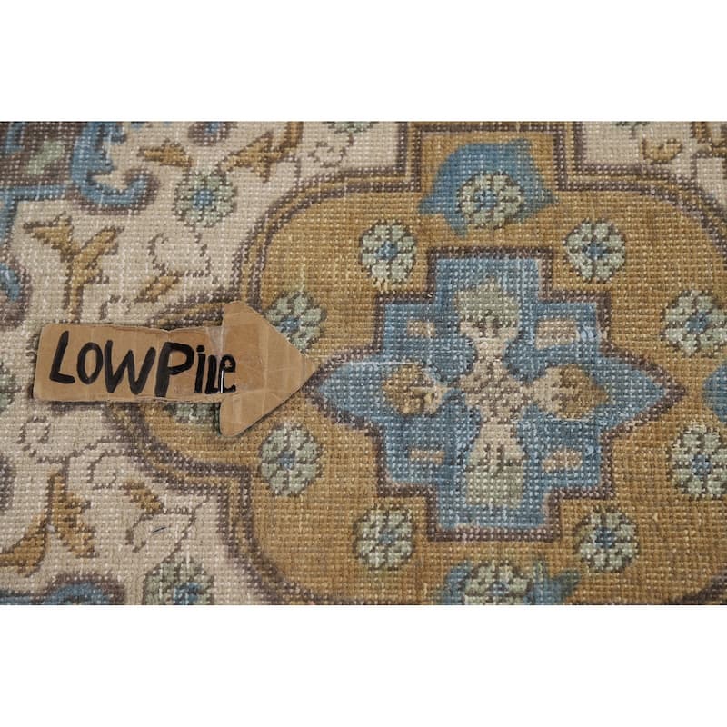 Traditional Tabriz Persian Rug Hand-Knotted Floral Wool Carpet - 9'6"x 12'9"