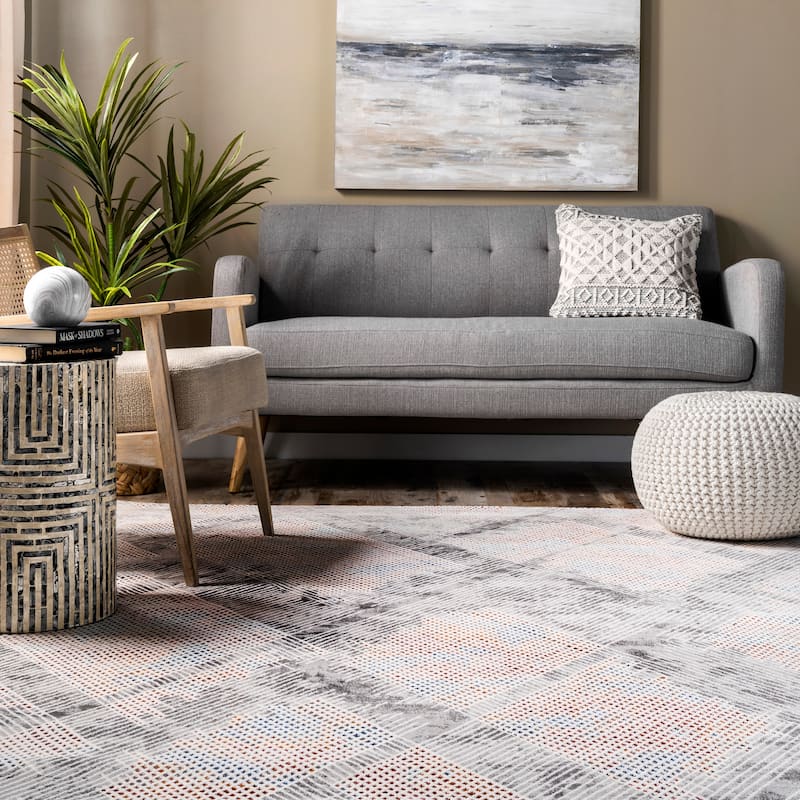 Nuloom Eloise Abstract Trellis Area Rug