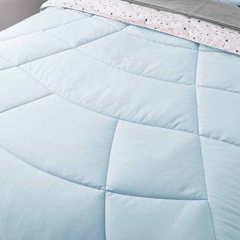 KASENTEX 5 or 7 Piece Bed in A Bag Microfiber Down Alternative Comforter Bedding Set with Sheets and Pillow Cases All Season