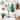 Solid and Striped Merry Christmas Kitchen Tea Towels - 26" - Set of 2
