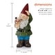 preview thumbnail 88 of 104, Gnome Folding Hands Looking Up Garden Statue