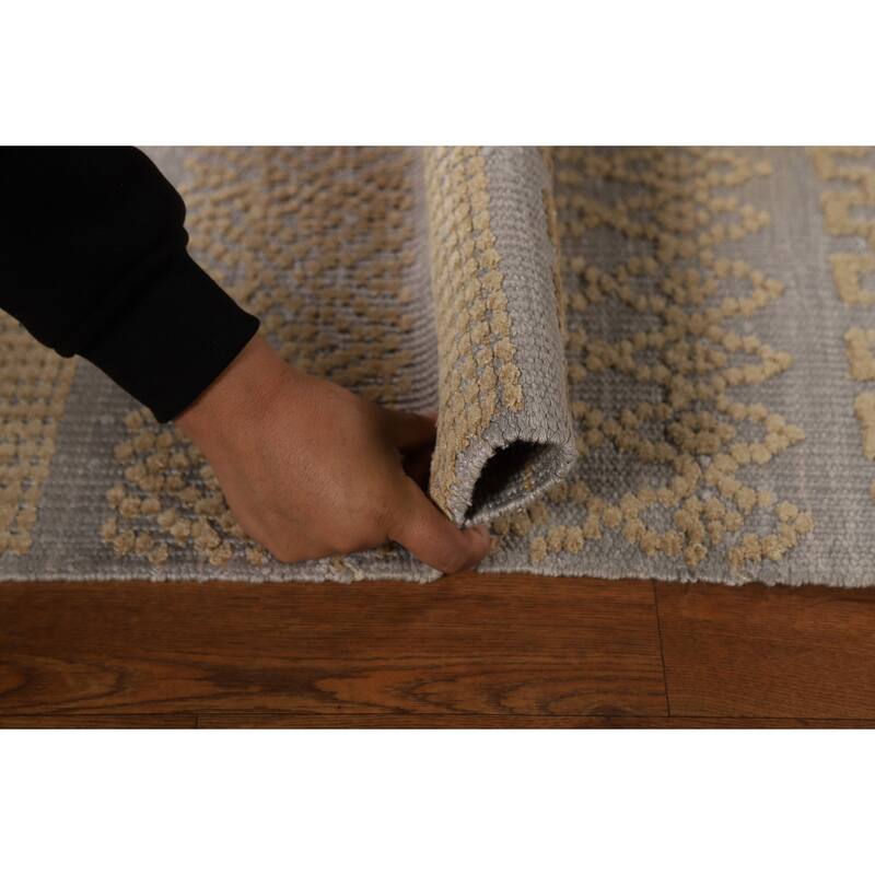 Moroccan Oriental Accent Rug Handmade Wool Carpet - 2'0"x 3'0"