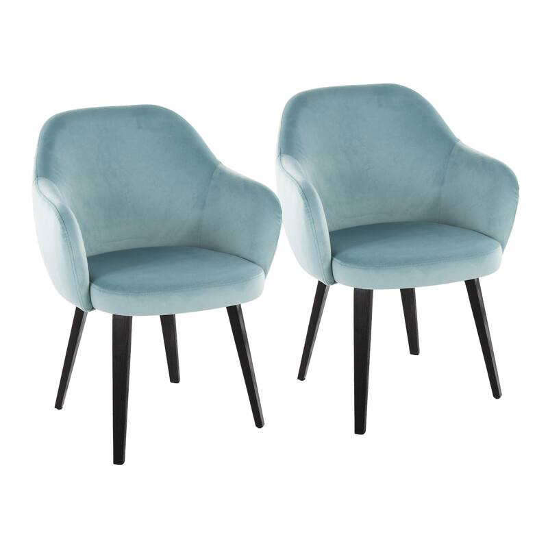 Porch & Den Beckett Dining Chair with Bent Wood Legs (Set of 2)