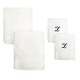 preview thumbnail 10 of 26, Sweet Kids 2-piece White Turkish Cotton Bath and Hand Towel Set with Royal Blue Monogrammed Initial Z - White