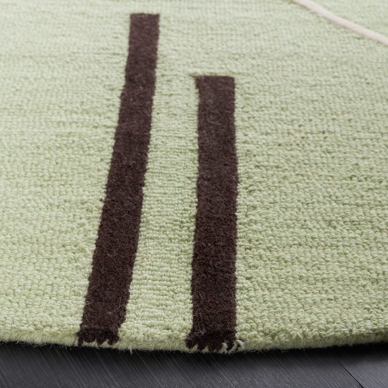 SAFAVIEH Handmade Rodeo Drive Vutka Mid-Century Modern Wool Rug