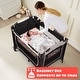 preview thumbnail 9 of 20, Babyjoy 4 in 1 Convertible Portable Baby Playard - See Details