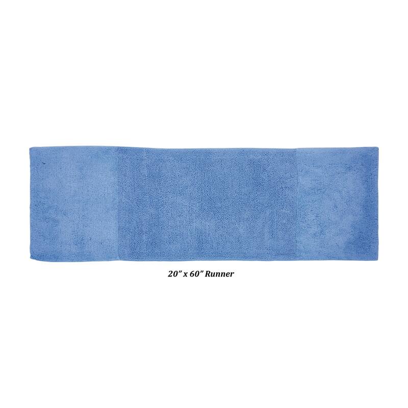 Better Trends Bath Rug 100% Cotton Water Absorbent Tufted Bathroom Rugs for Shower, Sink Mats Machine Wash Granada Collection