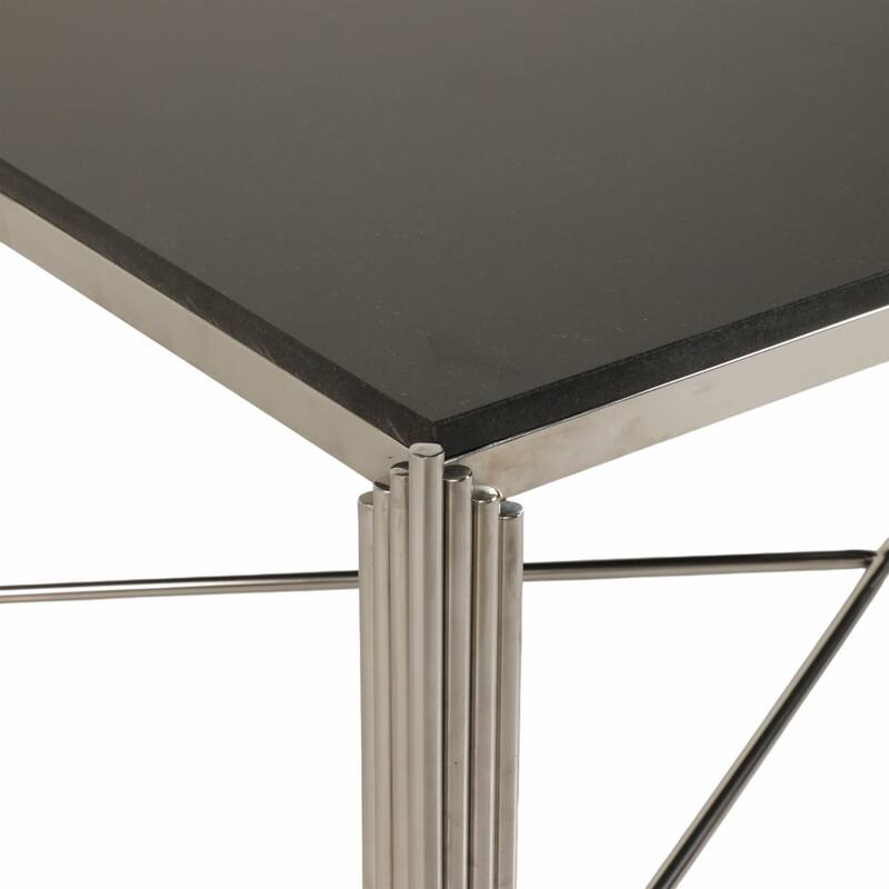 Metal Modern Stone Top Table