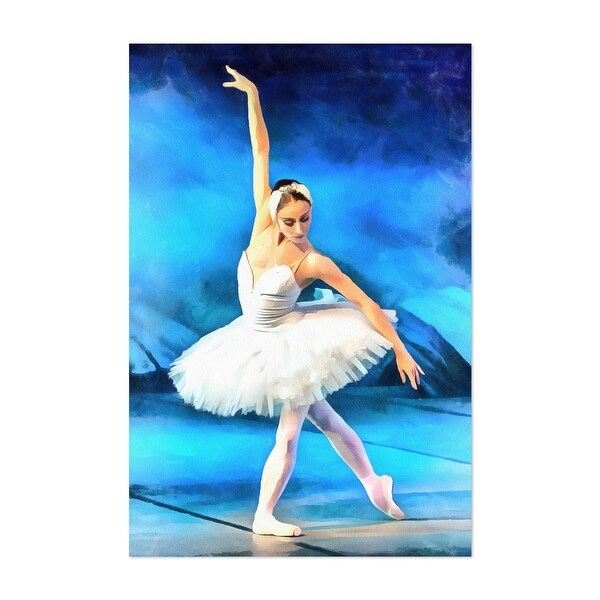 SWAN LAKE BALLET DANCER Digital Ballerina Ballet Art Print/Poster