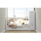 preview thumbnail 5 of 13, Twin Platform Bed with Storage, Pull Out Shelves, Trundle, White