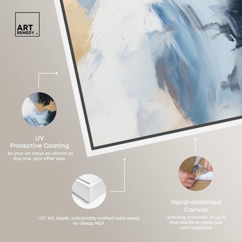 Turbulence I Canvas by Art Remedy
