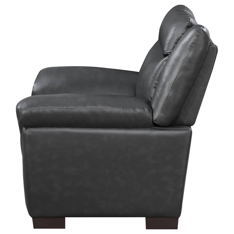 Arabella Upholstered Padded Arm Accent Chair - 39" x 35" x 36.5"