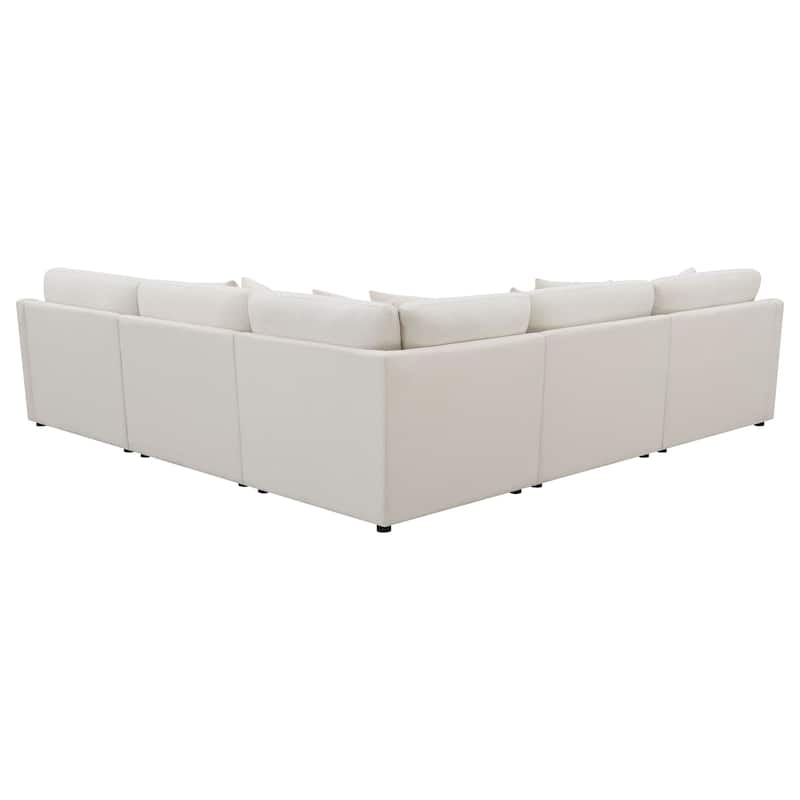 Hobson 6-piece Upholstered Modular Sectional Sofa