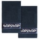 preview thumbnail 16 of 31, Authentic Hotel and Spa Turkish Cotton Mackenzie 2PC Bath Towel Set Navy