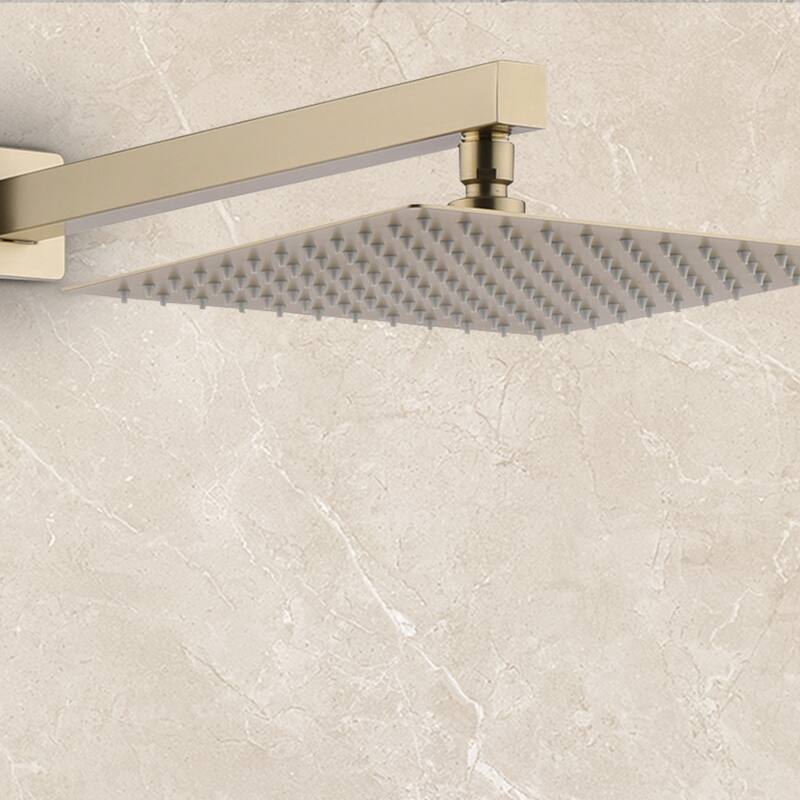 Topcraft Wall Mounted Rain Shower System with Handheld Showerhead