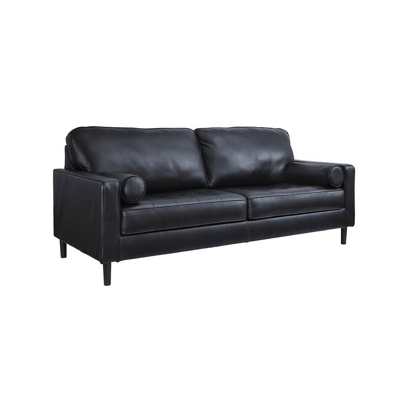 Signature Design by Ashley Bryceview Black Sofa - 87" W x 38" D x 39" H