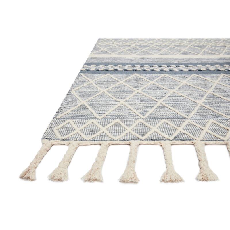 Alexander Home Isaiah Moroccan Hand Loomed Geometric Wool Rug