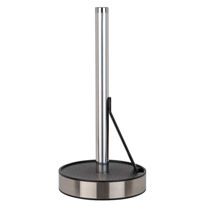 Kitchen Details Paper Towel Holder with Deluxe Tension Arm in Black