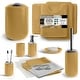 preview thumbnail 12 of 68, Clara Clark 23 Piece Complete Bathroom Accessories Kit With Shower Curtain and Rug Set