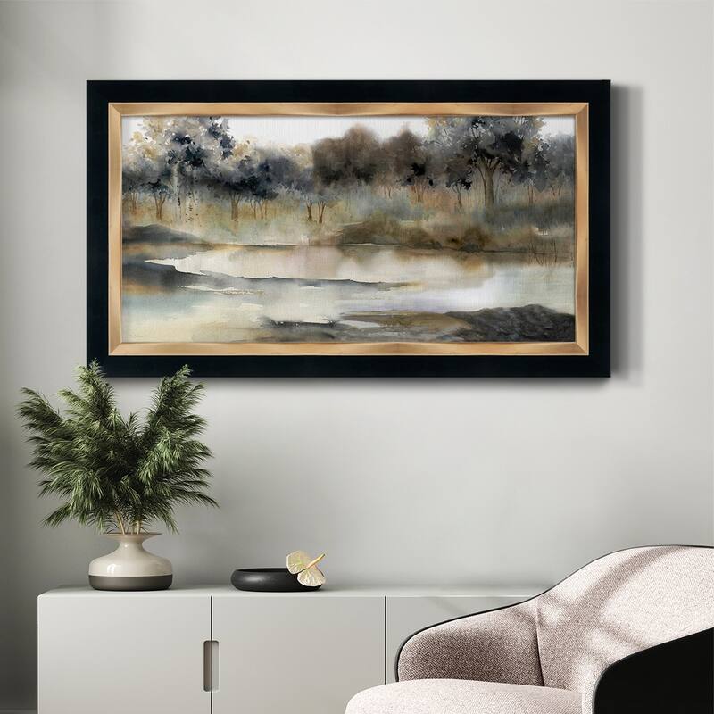 Serene River Premium Framed Canvas- Ready to Hang