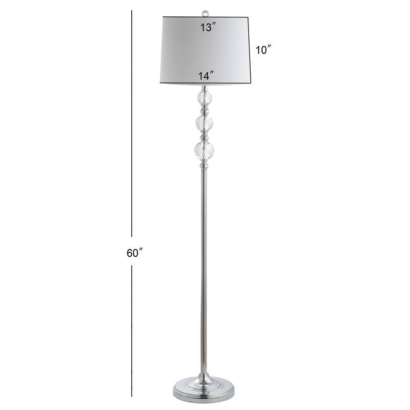 SAFAVIEH Lighting 61-inch Venezia Crystal Floor Lamp