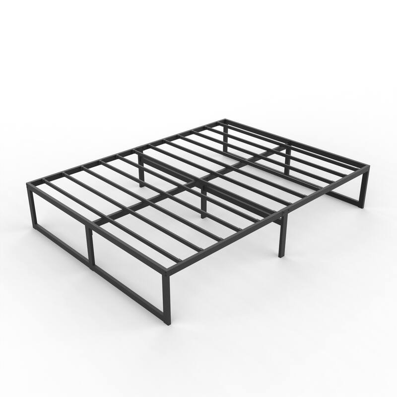 NapQueen Alpha 14" Height Metal Platform Bed Frame