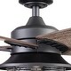 preview thumbnail 10 of 8, 52" Honeywell Foxhaven Indoor/Outdoor Farmhouse Ceiling Fan, Matte Black