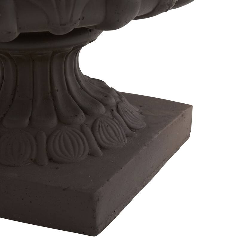 17.25" Iron finish Decorative Outdoor Urn