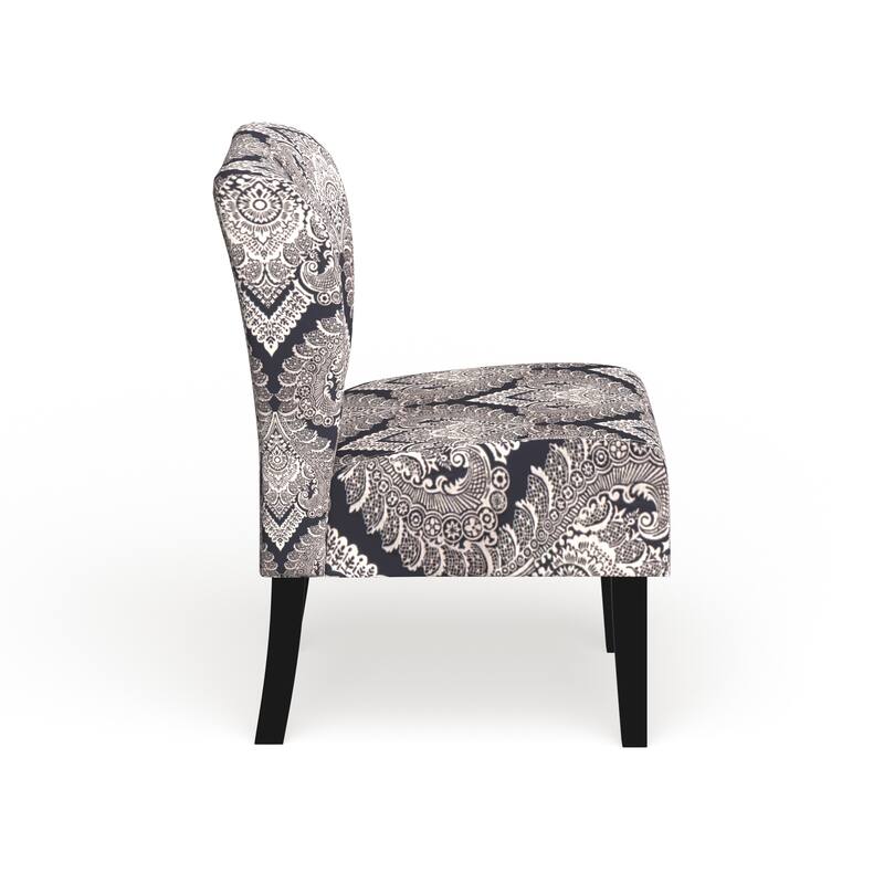 The Curated Nomad Pavilion Upholstered Armless Accent Slipper Chair