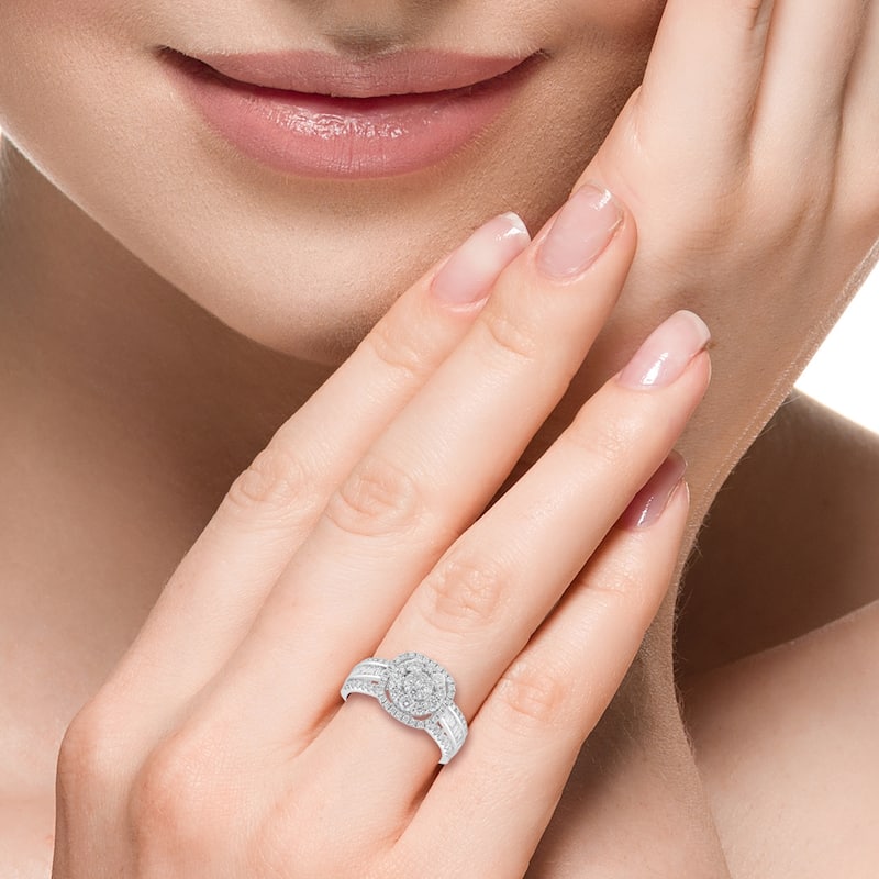 Effy Women's 14K White Gold Diamond Ring