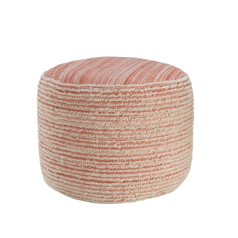 Sevita Tropical Textured and Distressed Pouf