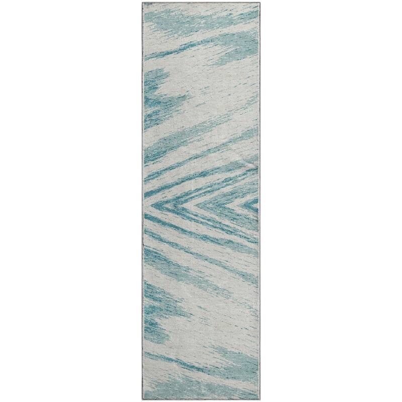 Premium Washable Super Soft Modern Chevron Mayfield Rug