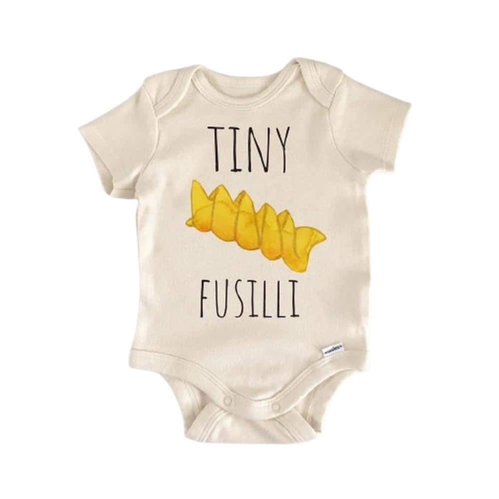 Italian Pasta Fusilli - Baby Boy Girl Clothes Infant Bodysuit Funny Cute Newborn