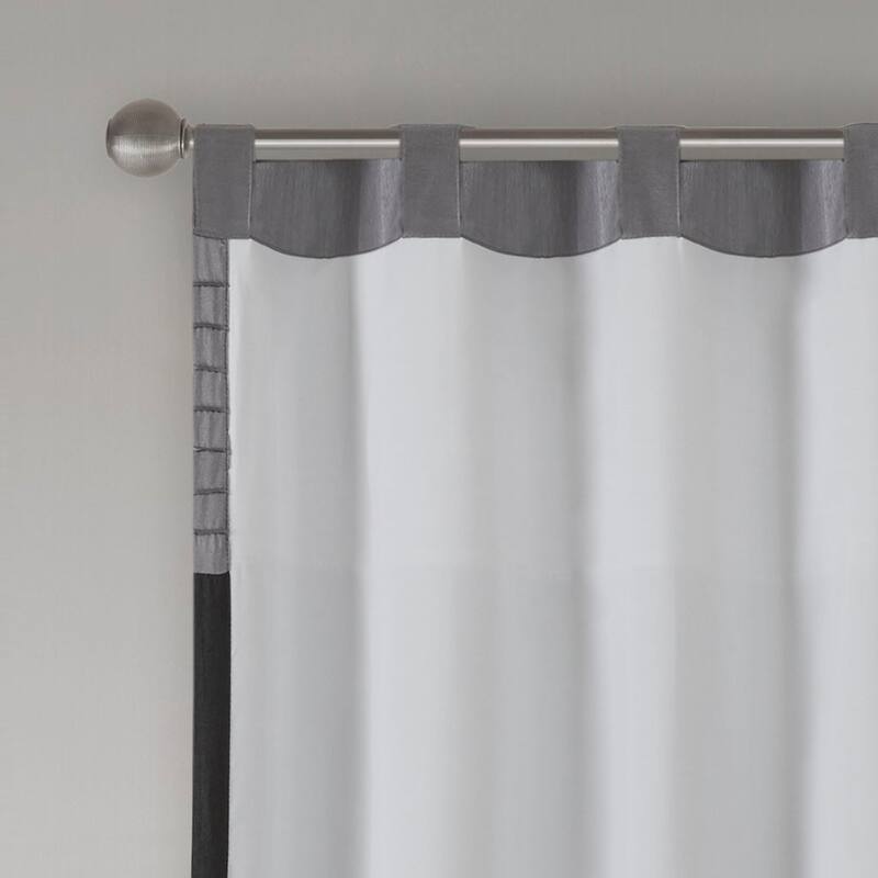 Polyoni Pintuck Curtain Panel(Only 1 Pc Panel)