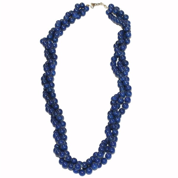 Handmade Tribal Beaded Necklace (Afghanistan). Opens flyout.