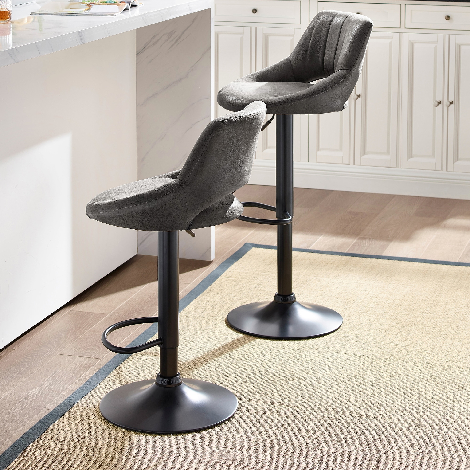 thibodeaux swivel adjustable height bar stool