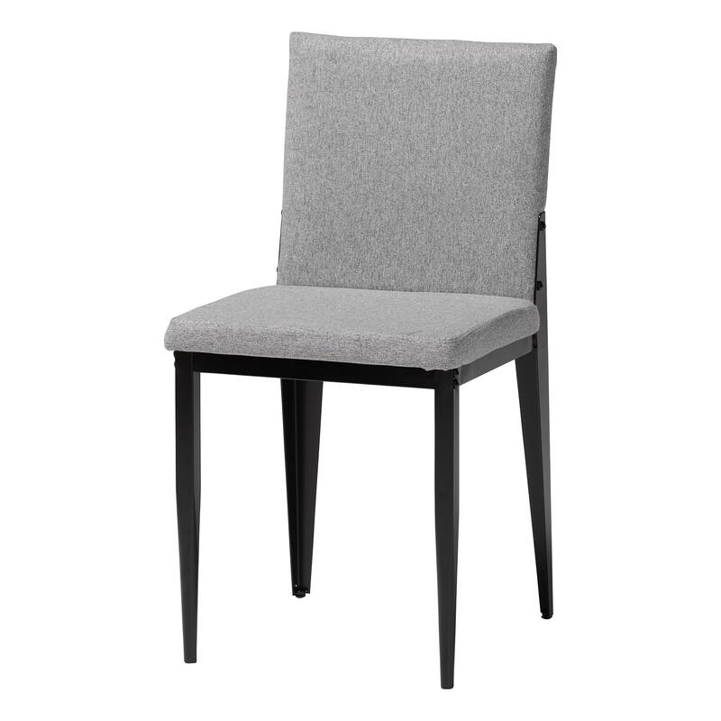 Bishop Industrial Fabric and Metal 5-Piece Dining Set