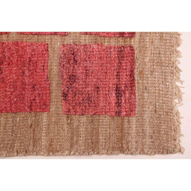 ECARPETGALLERY Hand-knotted Tangier Red Wool Rug - 8'4 x 10'1