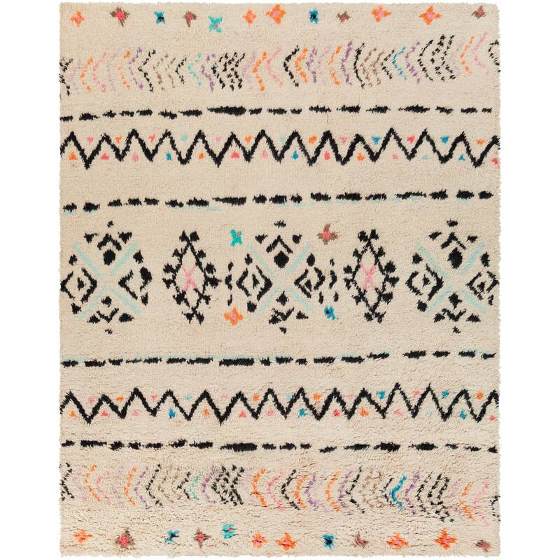 Hand Knotted Delancey Wool Area Rug - 8' x 10'