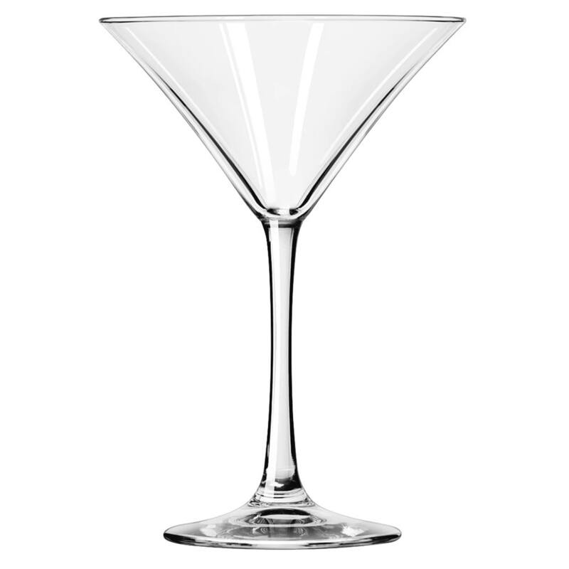 Libbey Vina Martini Glasses, 8-ounce, Set of 12 - Set of 12