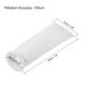 preview thumbnail 2 of 2, 4pcs 4" Ring Filter Socks 150 Micron Pool Skimmer Basket Mesh Bags, White