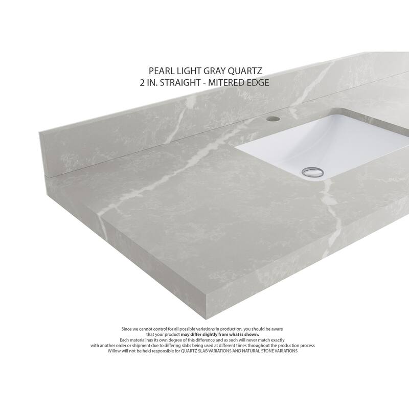 Willow Collections 72 in. W x 22 in. D Aberdeen Double Sink Bathroom Vanity with Countertops