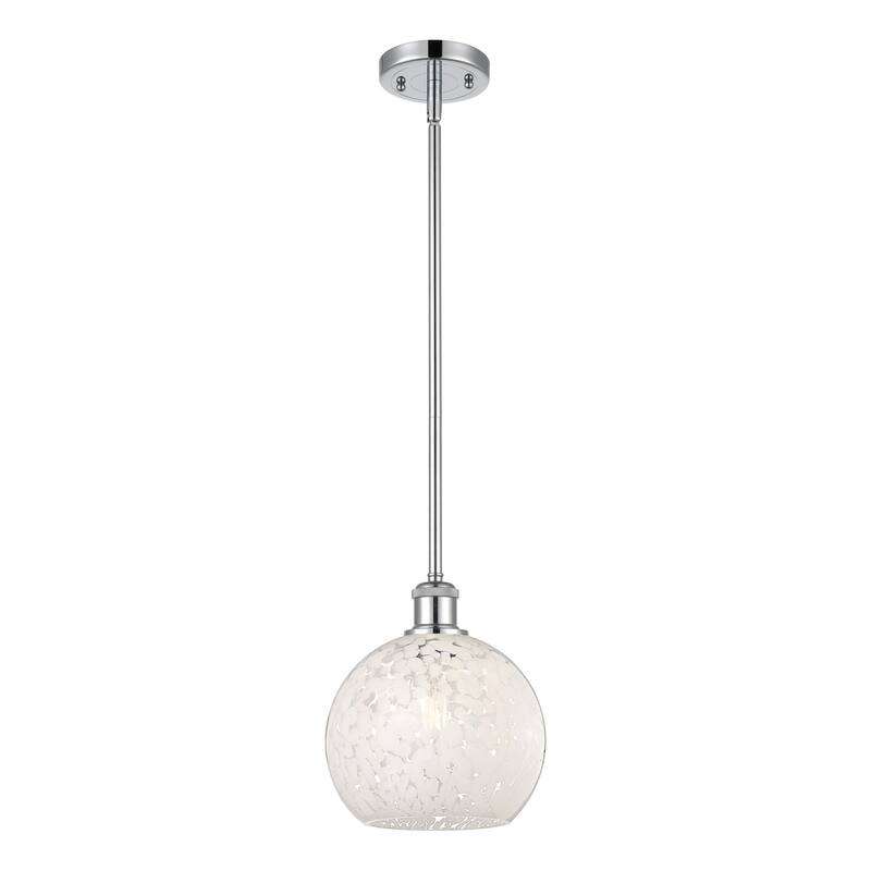 Innovations Lighting 516-1S-10-8 White Mouchette Pendant White